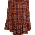 Anthropologie  Plaid A-Line Midi Skirt high low high waisted size XL Photo 6
