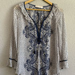 Robert Graham Robert‎ Graham Sheer Silk Blouse Size Small EUC Photo 0