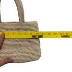 The Sak Tan Crochet Woven Elbow Bag Purse Neutral Handbag Color Natural Photo 7