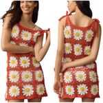 Anthropologie  Floral Patch Crochet Tunic Dress
Size: XS/S Photo 11