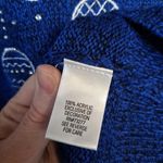 Croft & Barrow Blue Sweater with Rhinestone Christmas/Holiday Ball Image Size‎ M Size M Photo 2