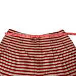 Nanette Lepore Red White Striped Women's Shorts Size 4 Photo 2