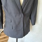 AMANDA WAKELEY Womens Blazer Size US 8 Dark Grey Career Wear Office Chic Gray Photo 5
