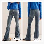 We The Free  Jayde High Rise Flare Leg Jeans Mermaid Blue Photo 1