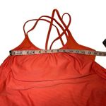 Athleta Orange Hidden Agenda Sleeveless Sports Bra Athletic Tank small Photo 2