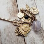 Vintage Pendant Gold Tone Charms with Arrow (Pendant Only Photo 1