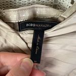 BCBGMAXAZRIA  Dress Size 2 Cocktail Sexy Tan Champagne Bow Strapless Mini Photo 3