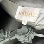 JLUXLABEL Down the Aisle Open Back Satin Gown in Sage Size Small Photo 8