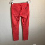 Billabong Orange Peddler Cropped Skinny Jeans Photo 5