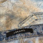 J Brand  Skinny Leg Jeans Paisley Print Size 25 or 2 Light Photo 3