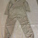 Banana Republic  Cream Ankle Pants & Top Set Photo 3
