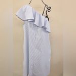 Donna Morgan Striped Ruffle Top Dress Size 4 Photo 6
