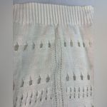 Soho  Jeans XL Open Knit Long Sleeved Popover Top in White Photo 2