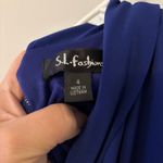 SL Fashions Cobalt Blue Sleeveless Dress, Sz 4 Photo 1