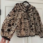 Ulla Johnson  Kirana Blouse Plumeria Floral Print‎ Top Size 4 Statement Sleeves Photo 4