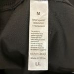 Womens Black Cargo Pants Size Medium M Elastic Waist Wide Leg Casual Comfort Photo 3