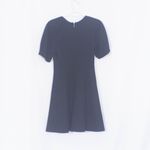 Rebecca Taylor Navy Stretch Textured Dress Size 2 Photo 6