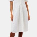 Amour Vert  Violette Organic Cotton Eyelet Dress - White Photo 0