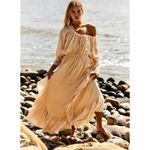 Free People  Shore Chic Maxi Dress Buttercream size S Photo 2
