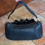 Juicy Couture Y2K GOLD CHAIN TRIMMED PEBBLED LEATHER SHOULDER BAG Photo 4