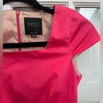barney's new york  Made in Italy Pink Cap Sleeves Peplum Midi Dress Size 36 US 4 Photo 2