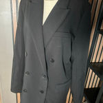 Joie  black blazer three button size m oversized office wear stylish Photo 0
