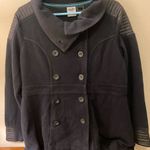 Harley Davidson Women’s Lightweight Moto Hi-Low Pleated Double Breasted Peacoat Photo 2