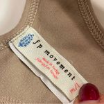 Free People FP Movement  Beige Tank Crop Top M/L Racerback Keyhole Athleisure Photo 5