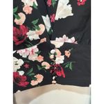 Equipment Femme Revolve‎ Black Floral Silk Sola Top Sz S $325 Photo 8