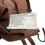 Vegan Leather Hobo Tote Bag In Brown Faux Leather Boho Medium Photo 3