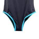 Beautikini Period Swimwear Racerback One Piece Bathing Suit Black Blue Size XS Photo 2