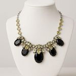 Talbots  Necklace Black and yellow Gemstone Statement Photo 0