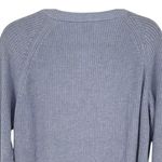 J.Crew NWT  Womens Crew Neck Button Shoulder Pullover Sweater Blue Size Medium Photo 6