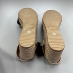 MIA Brittni Wedge Espadrille Sandals Black Wedges Sandals Wedding Event Comfort Photo 6