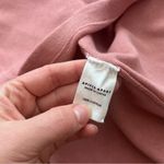 Apiece Apart  Mauve pink v neck sweater w/ puff‎ sleeve corset top Photo 5