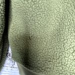 Zyia Active Flying V Olive Green Full Zip Sherpa Teddy Jacket Size Large Photo 4