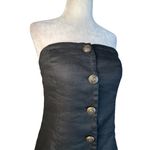 Free People  Between Us Tube Top in Black Medium Womens New strapless Tank Photo 7