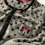 Disney Minnie Mouse Blue One Piece Pajamas Lounge Jogger Hem Cinch Waist Size XL Photo 4