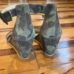Seychelles  Cloud Nine Camo Suede Wedge Heels Photo 4
