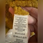 Free People  Mustard Cropped Wool Blend Soft Hoodie Photo 3