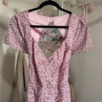 White Fox Boutique ୨୧ ･ﾟ✧  Pink Print Mini Dress NWT Photo 2