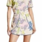 Adelyn Rae Anthropologie floral print skirt romper Pockets Lined Women’s Size S Photo 0