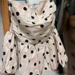 Sofie the Label Polkadot Top Tan Size L Photo 0