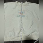 Vintage 90s Amelia Island Florida Pullover Sweater Cream size Women’s Medium White Photo 5