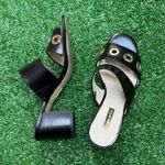 Louise et Cie Women's Kamea Grommet Embellished Black Sandals Size 8.5 Photo 0