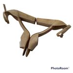 Betsey Johnson Jess Gold Sparkle Sandal Heels size 8.5 Photo 3