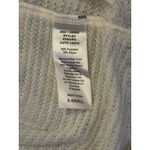 Project Social T  Extra Small White Waffle Knit V Neck T Shirt Photo 12