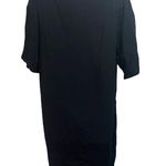 World Market Black Embroidered Tunic Dress Size M Photo 1