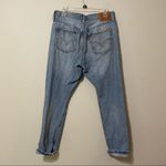 Levi's Levi’s 501 Premium Denim Distressed High Rise Straight Leg Jeans Womens 29 Photo 8