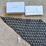 Christian Dior Dior oblique Dior diamond silk twill in Navy Blue. Photo 13